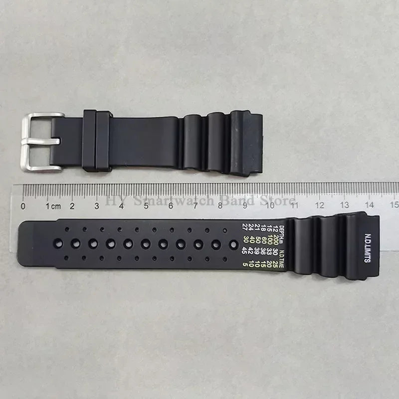 ND Limits Diver Silicone Watch Strap 20mm 22mm 24mm for Seiko SKX007 for Citizen Sport Wrist Band Replacement Men Women Bracelet