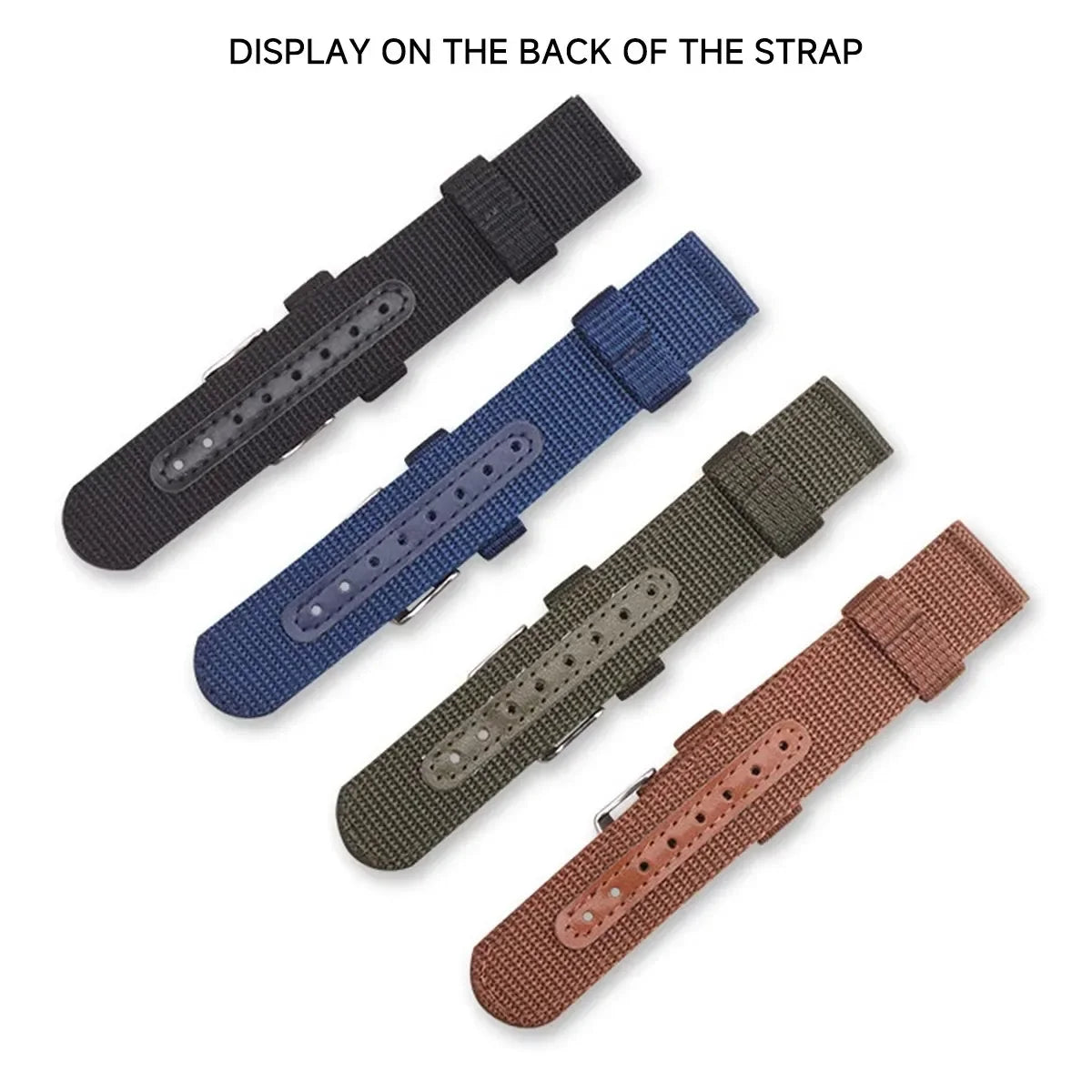 High Quality Nylon Canvas Watch Band Woven Soft Belt Universal Bracelet for Men Women Sport Wrist Band 18mm 20mm 22mm 24mm