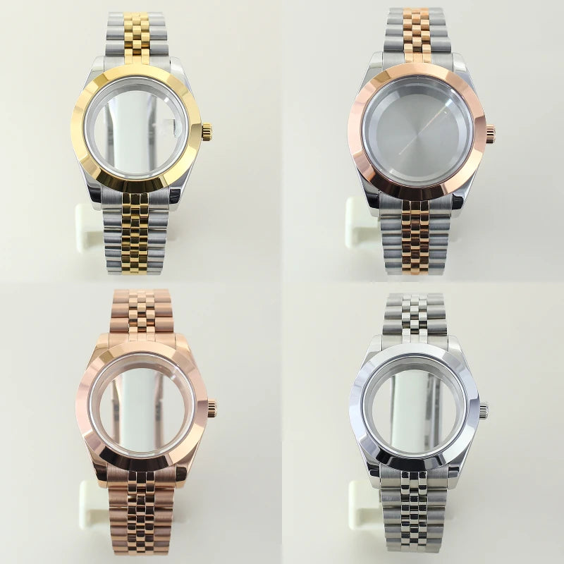 36mm/39mm NH35 Watch Accessories For Seiko nh35 Nh36 Nh34 nh72 Miyota8215 Watch Case Bracelet Sapphire Glass 28.5mmDial Air King