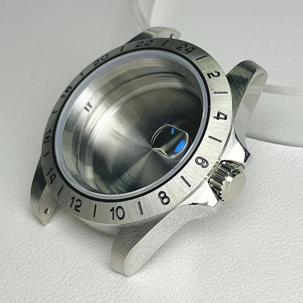 39mm case Explorer watch accessories Sapphire glass stainless steel accessories nh35 nh34 movement 28.5mm dial
