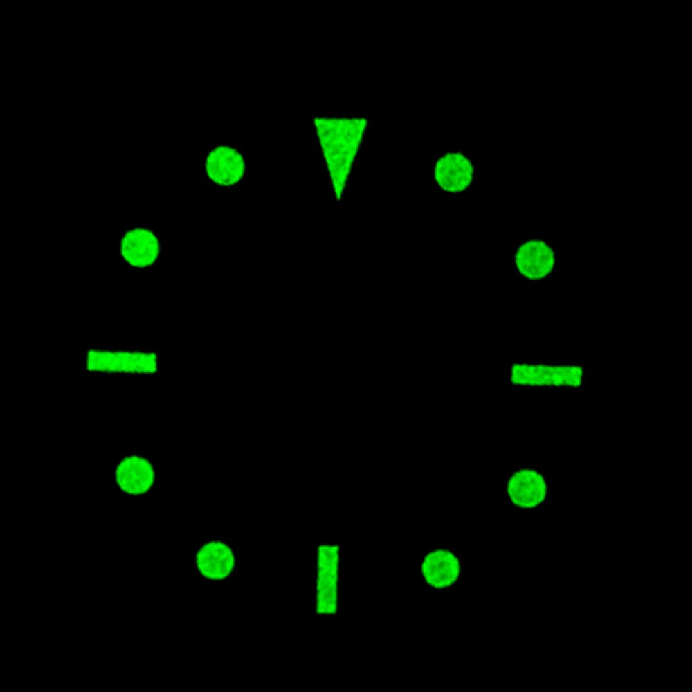 28.5mm S Logo Retro Dial Fit NH35/NH36/4R/7S Japanese Movement Green Luminous Matte High-Quality Watch Modified Accessories