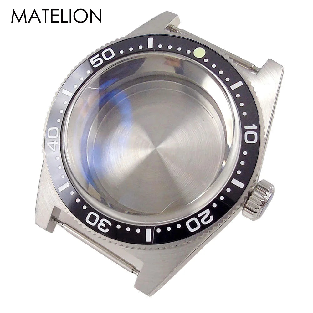 62MAS MOD Diving Watch Case for NH34 NH35 NH36 NH38 NH70 NH72 ETA2824 PT5000 SW200 AR Coating Arched Sapphire 30BAR Waterproof