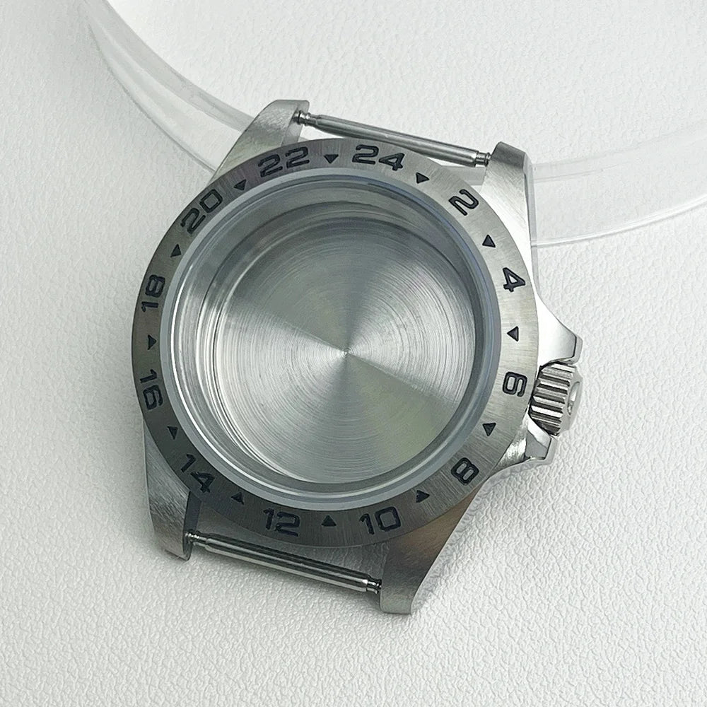39mm case Explorer watch accessories Sapphire glass stainless steel accessories nh35 nh34 movement 28.5mm dial