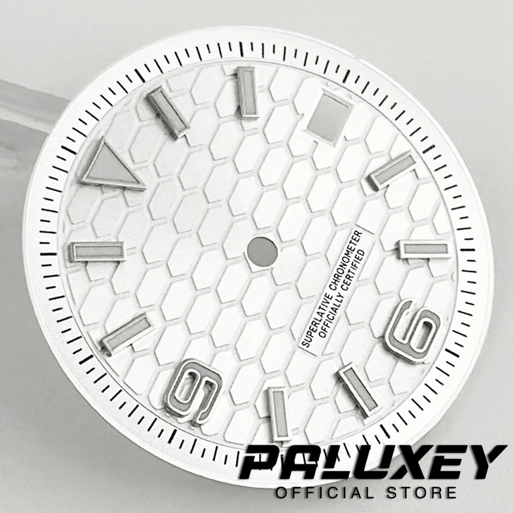 NH35 28.5MM/31MM Modified Perpetual Land-Dweller Watch Dial For NH35 4R35 Movement BGW9 Luminous Watch Faces Replacement Parts