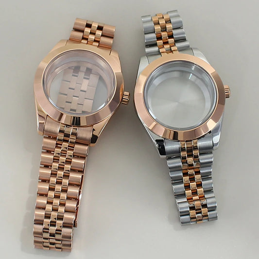 36mm/39mm NH35 Watch Accessories For Seiko nh35 Nh36 Nh34 nh72 Miyota8215 Watch Case Bracelet Sapphire Glass 28.5mmDial Air King