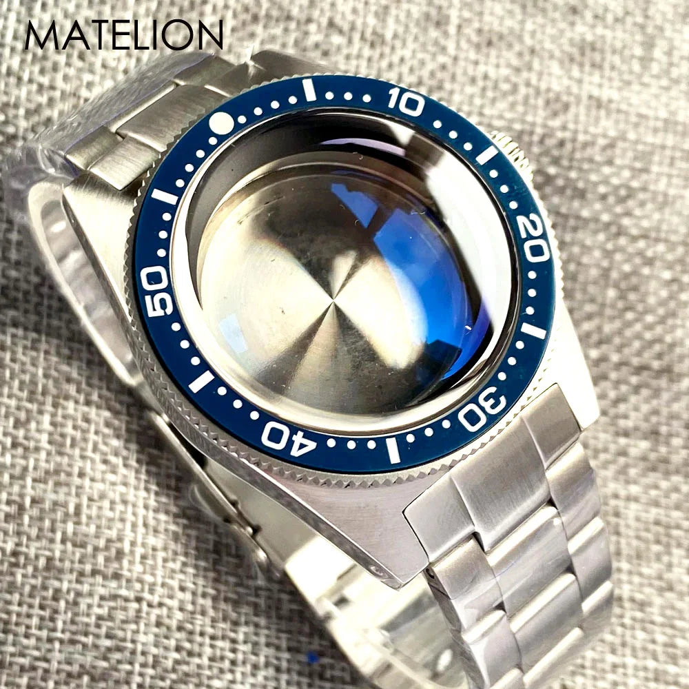 62MAS MOD Diving Watch Case for NH34 NH35 NH36 NH38 NH70 NH72 ETA2824 PT5000 SW200 AR Coating Arched Sapphire 30BAR Waterproof
