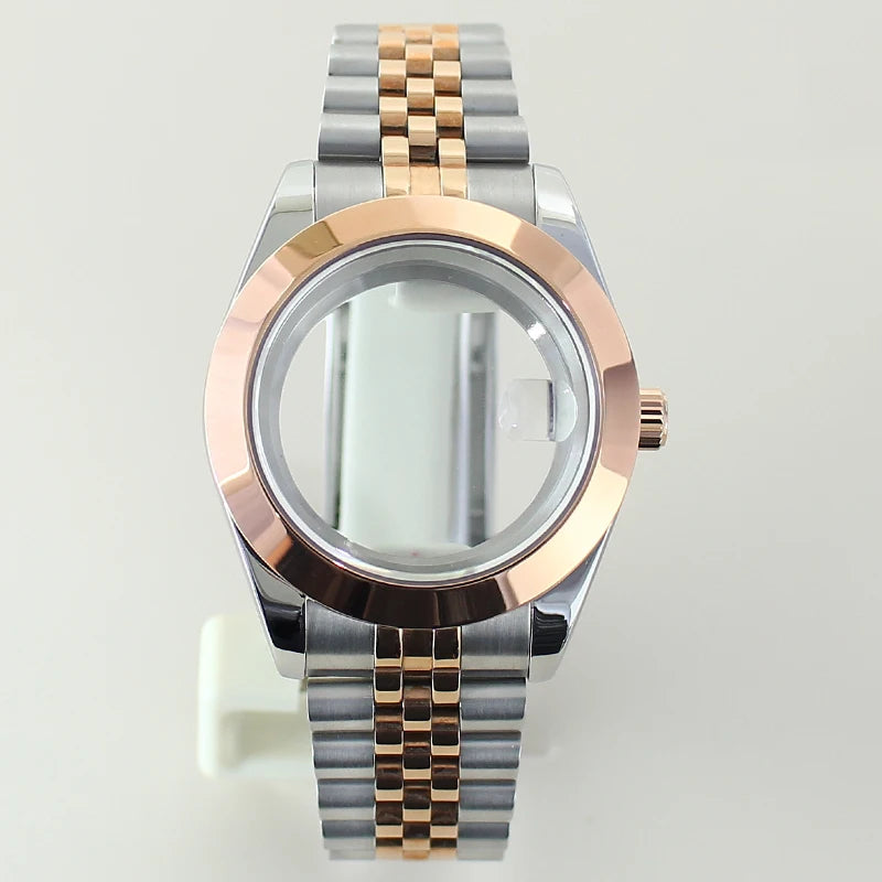 36mm/39mm NH35 Watch Accessories For Seiko nh35 Nh36 Nh34 nh72 Miyota8215 Watch Case Bracelet Sapphire Glass 28.5mmDial Air King