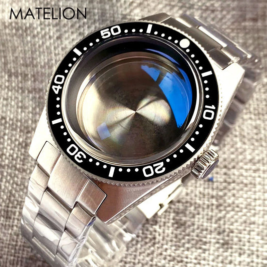 62MAS MOD Diving Watch Case for NH34 NH35 NH36 NH38 NH70 NH72 ETA2824 PT5000 SW200 AR Coating Arched Sapphire 30BAR Waterproof