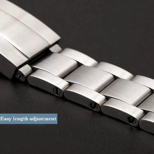 Solid stainless teel watchband For Rolex Daytona Oyster 21mm 20mm Perpetual Submariner for Seiko NH35 Watch Strap wrist bracelet