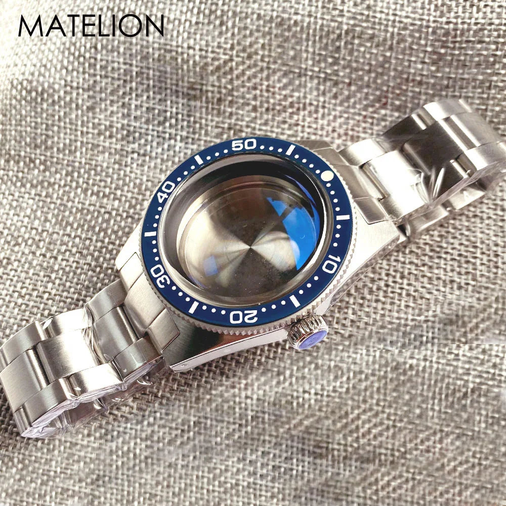 62MAS MOD Diving Watch Case for NH34 NH35 NH36 NH38 NH70 NH72 ETA2824 PT5000 SW200 AR Coating Arched Sapphire 30BAR Waterproof