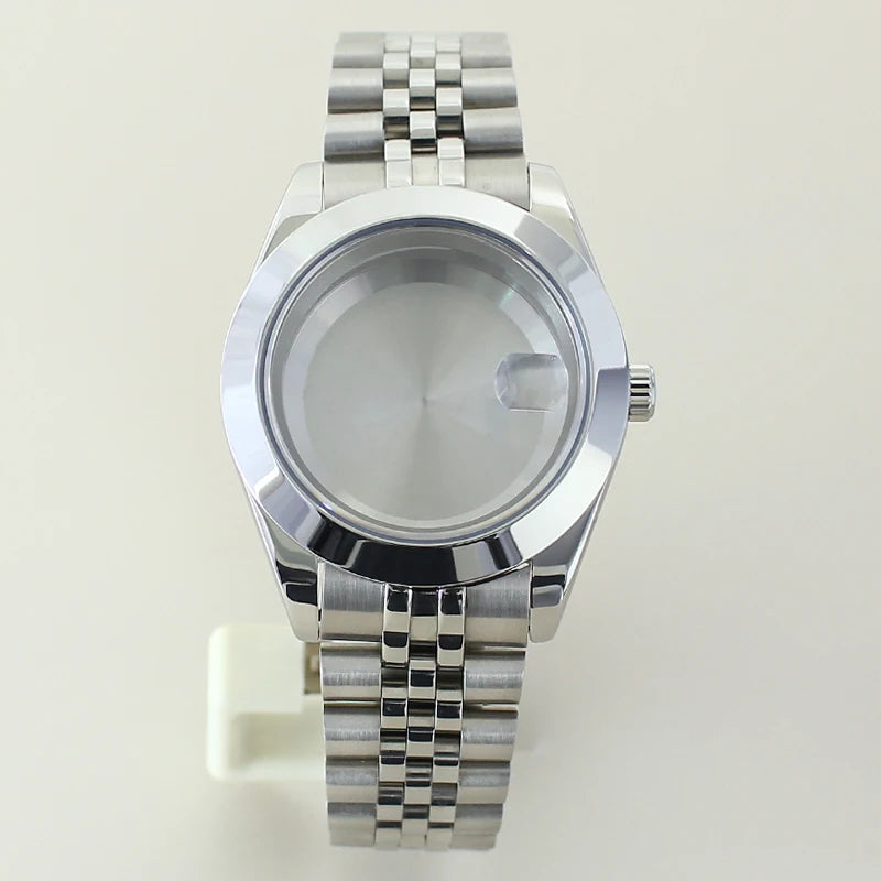 36mm/39mm NH35 Watch Accessories For Seiko nh35 Nh36 Nh34 nh72 Miyota8215 Watch Case Bracelet Sapphire Glass 28.5mmDial Air King