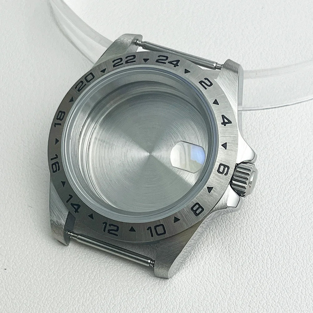 39mm case Explorer watch accessories Sapphire glass stainless steel accessories nh35 nh34 movement 28.5mm dial