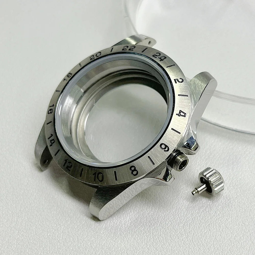 39mm case Explorer watch accessories Sapphire glass stainless steel accessories nh35 nh34 movement 28.5mm dial