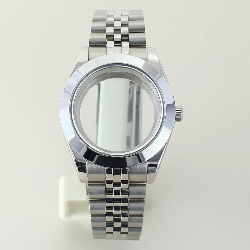 36mm/39mm NH35 Watch Accessories For Seiko nh35 Nh36 Nh34 nh72 Miyota8215 Watch Case Bracelet Sapphire Glass 28.5mmDial Air King