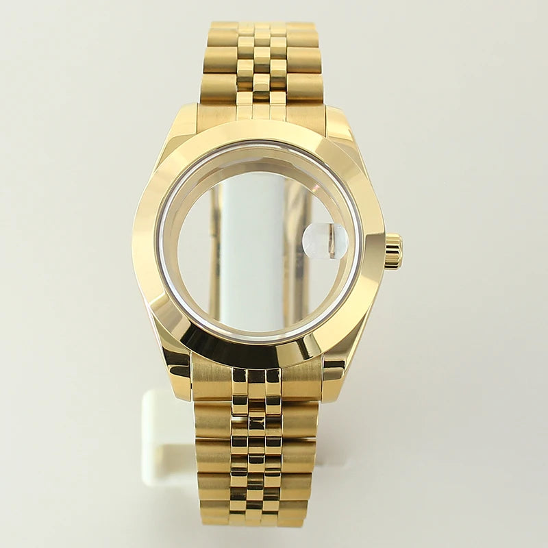 36mm/39mm NH35 Watch Accessories For Seiko nh35 Nh36 Nh34 nh72 Miyota8215 Watch Case Bracelet Sapphire Glass 28.5mmDial Air King